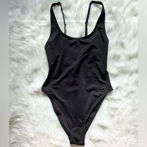 SKIMS Black Women Swim One Piece